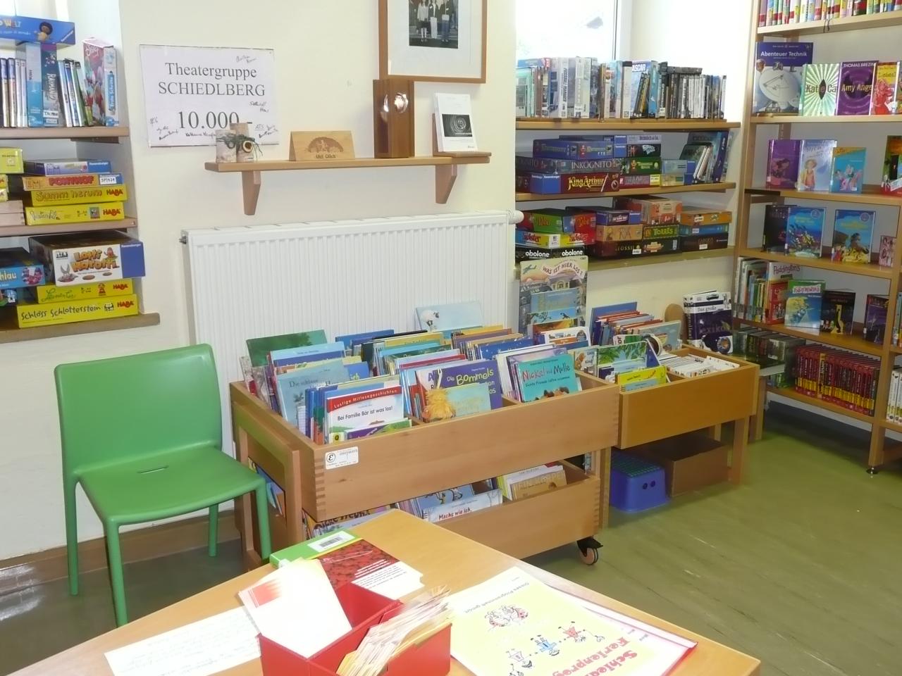 Bücherei in der Schule